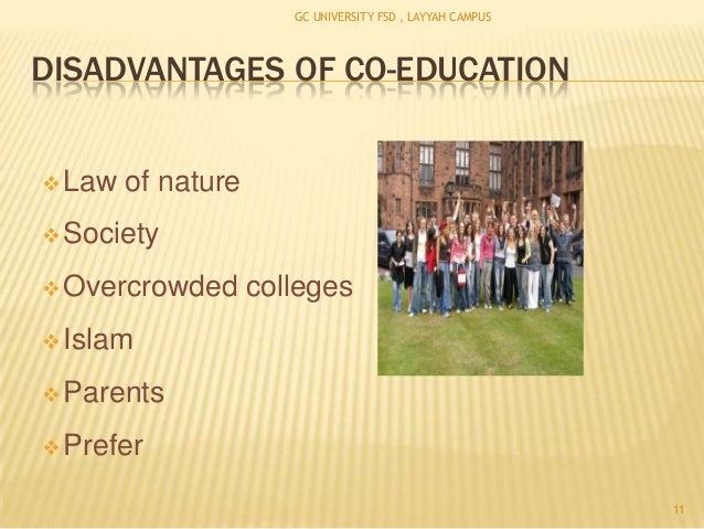 Essay on demerits of co education
